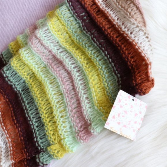 NWT Free People Mist Lilac Cha Cha Sweater Size M - Picture 4 of 8